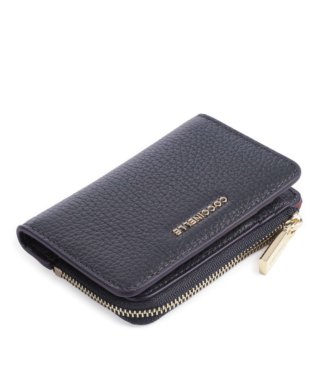 Coccinelle Metallic Soft Wallet midnight blue