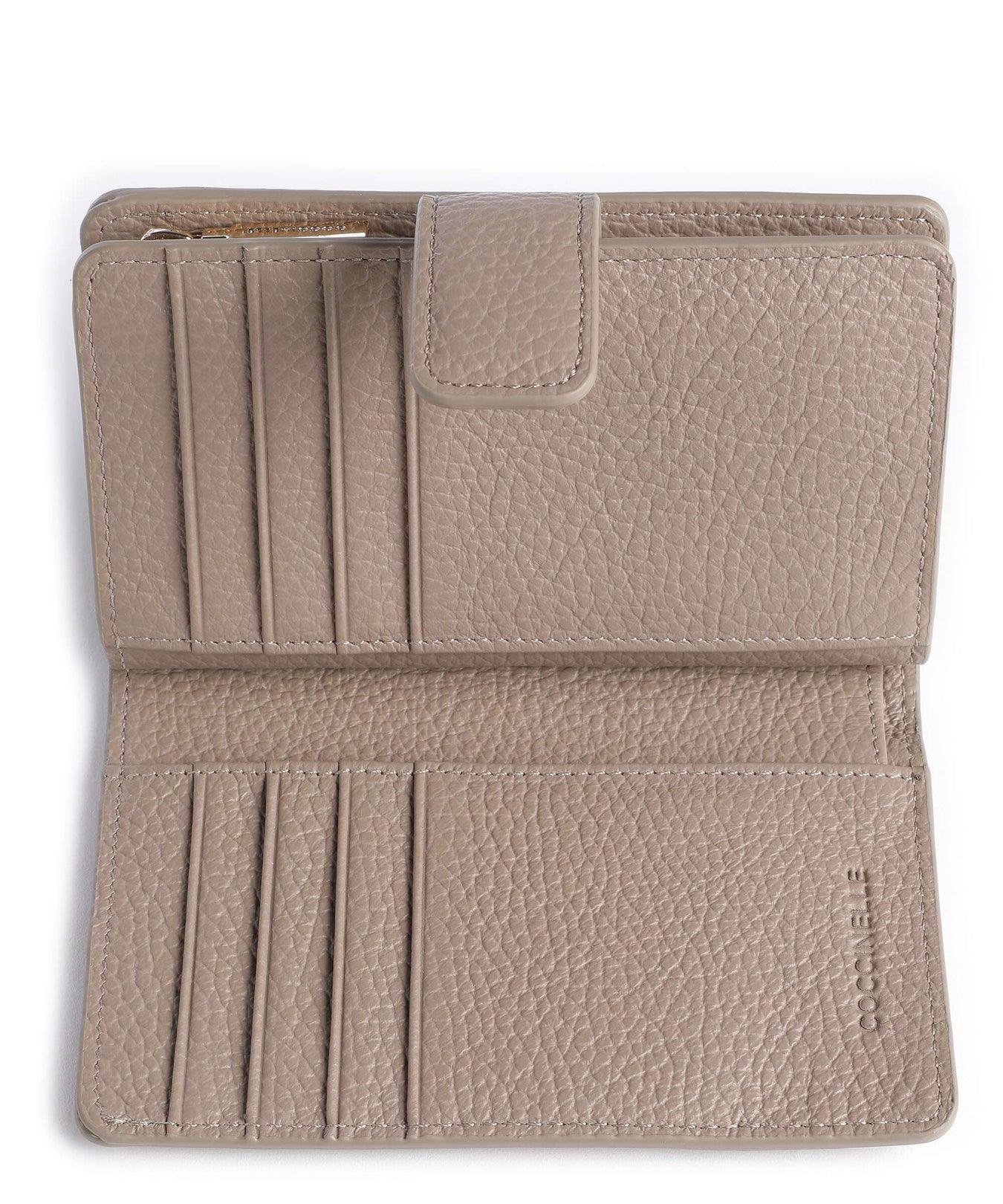 Coccinelle Metallic Soft Wallet warm taupe