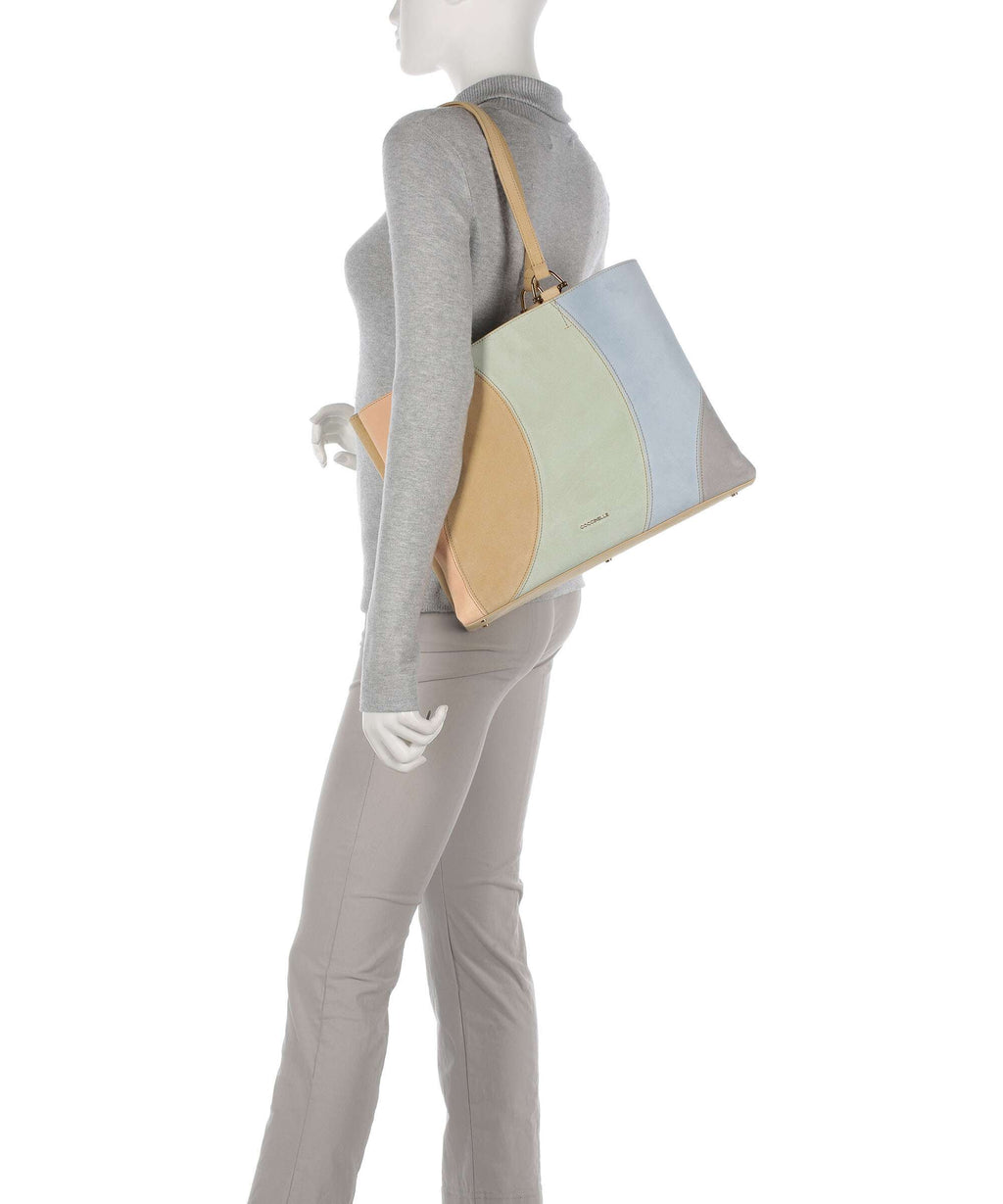 Coccinelle Hop On Suede Tote bag multicolour/sun