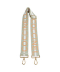 Coccinelle Nastro Signature Bag strap multicolour/celeste