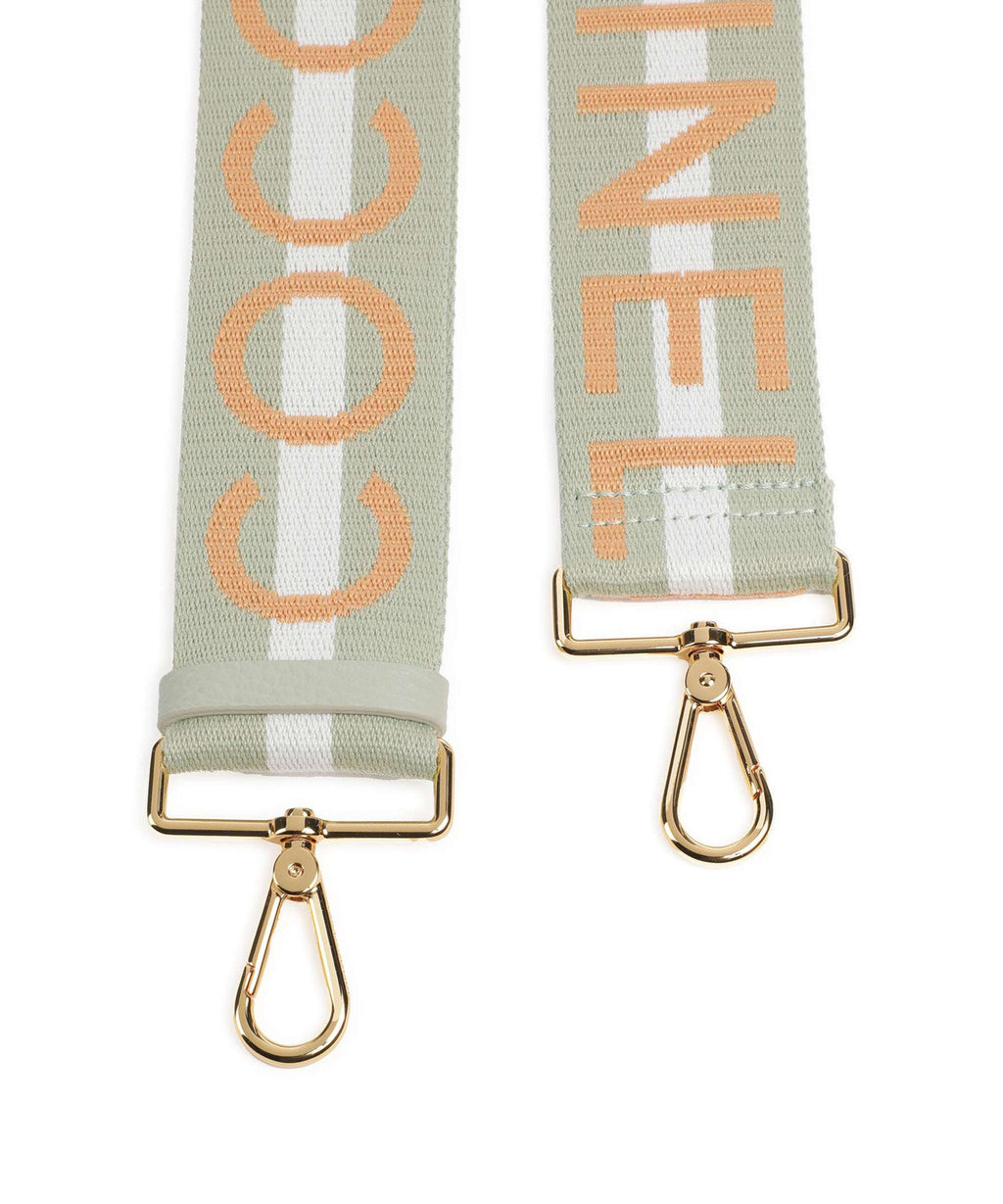 Coccinelle Nastro Signature Bag strap multicolour/celeste