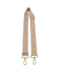 Coccinelle Nastro Signature Bag strap natural/warm taupe