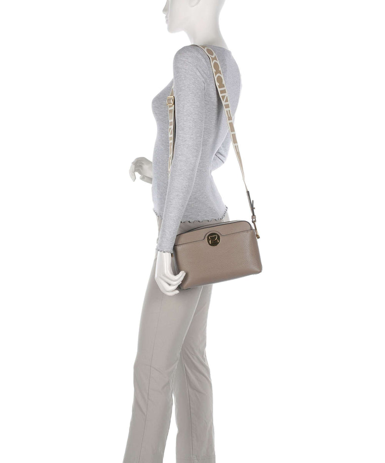 Coccinelle Liya Signature Crossbody bag warm taupe