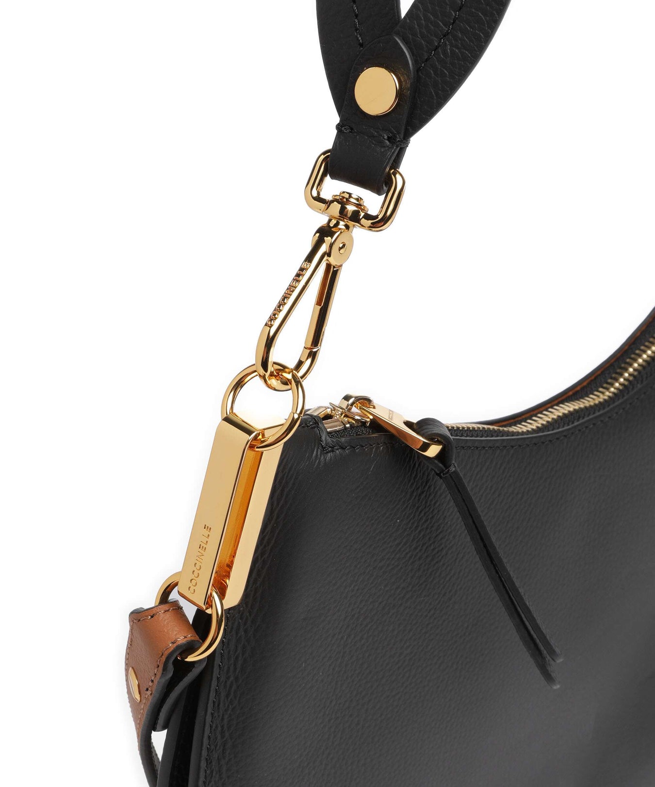 Coccinelle Sunup Hobo bag noir/cuir