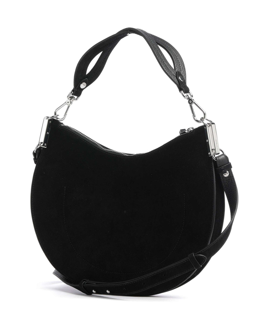 Coccinelle Sunup Suede Hobo bag noir