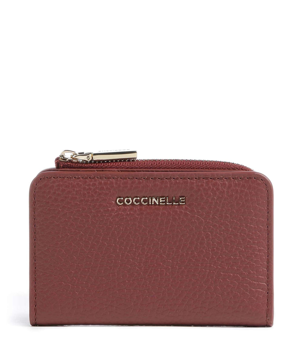 Coccinelle Metallic Soft Wallet brandy