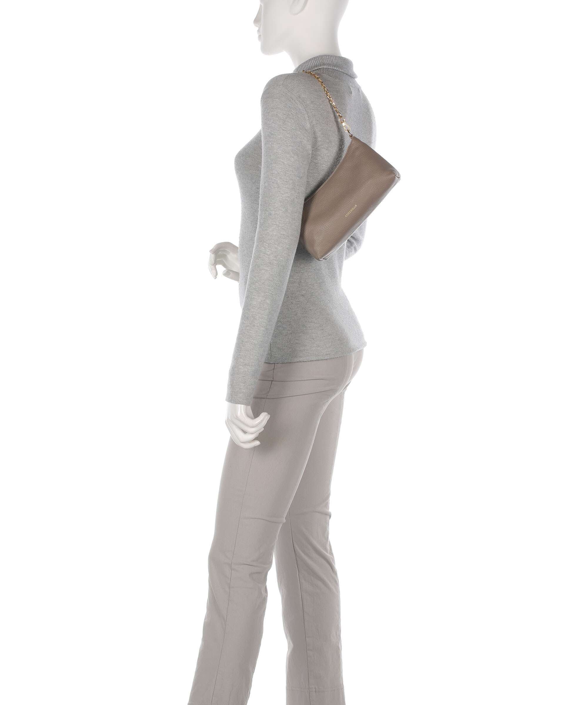 Coccinelle Aura Shoulder bag warm taupe