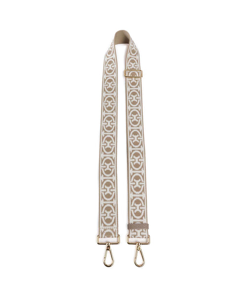 Coccinelle Nastro Monogram Bag strap multicolour/sand/warm taupe