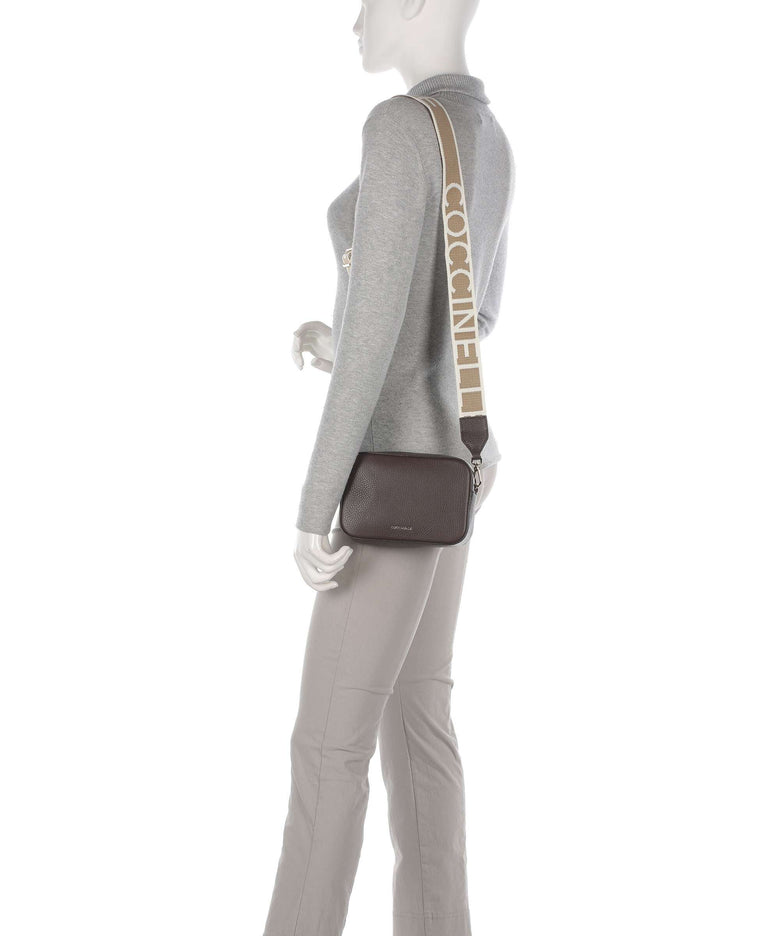 Coccinelle Tebe Crossbody bag fondant brown