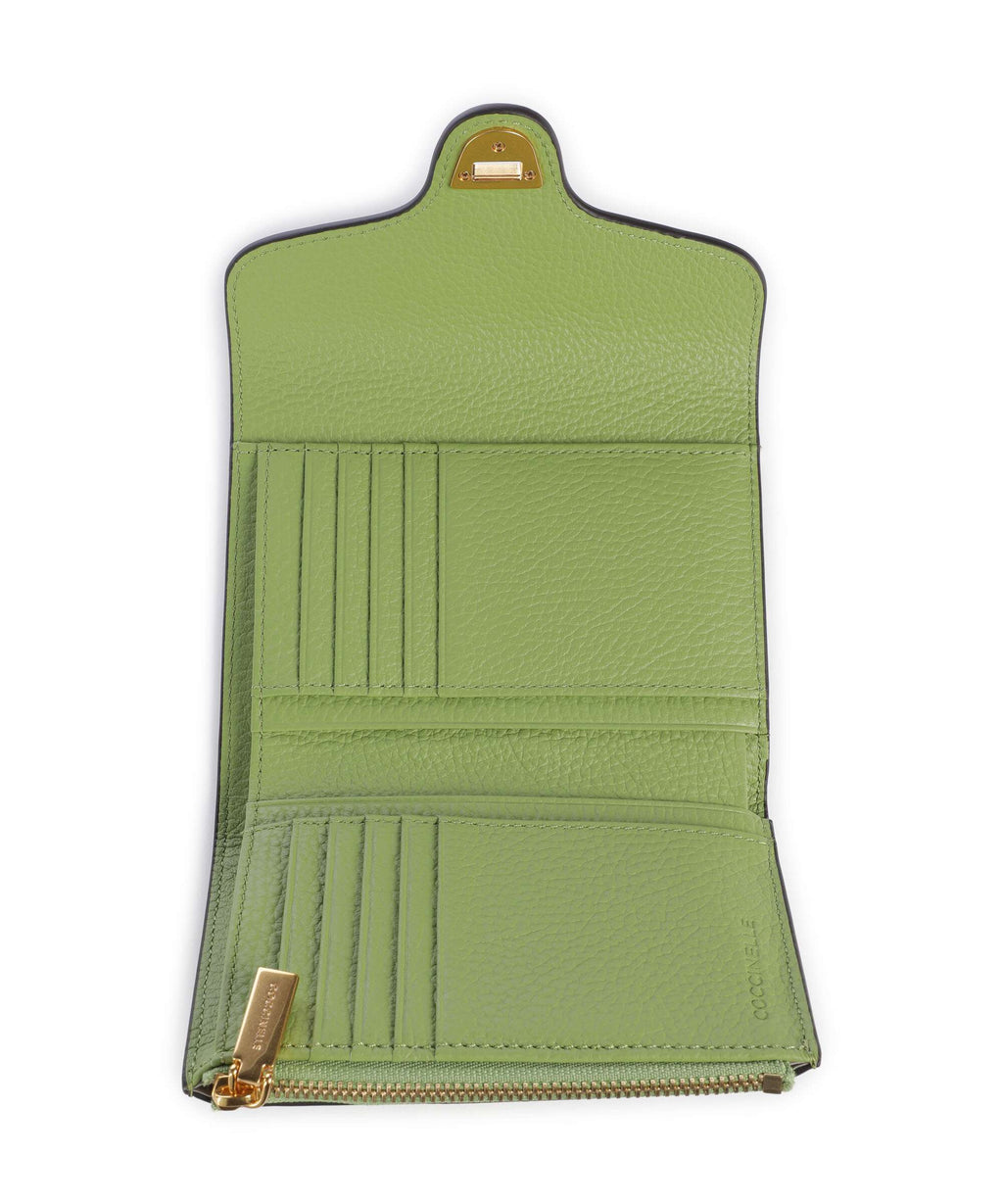 Coccinelle Beat Soft Wallet guacamole