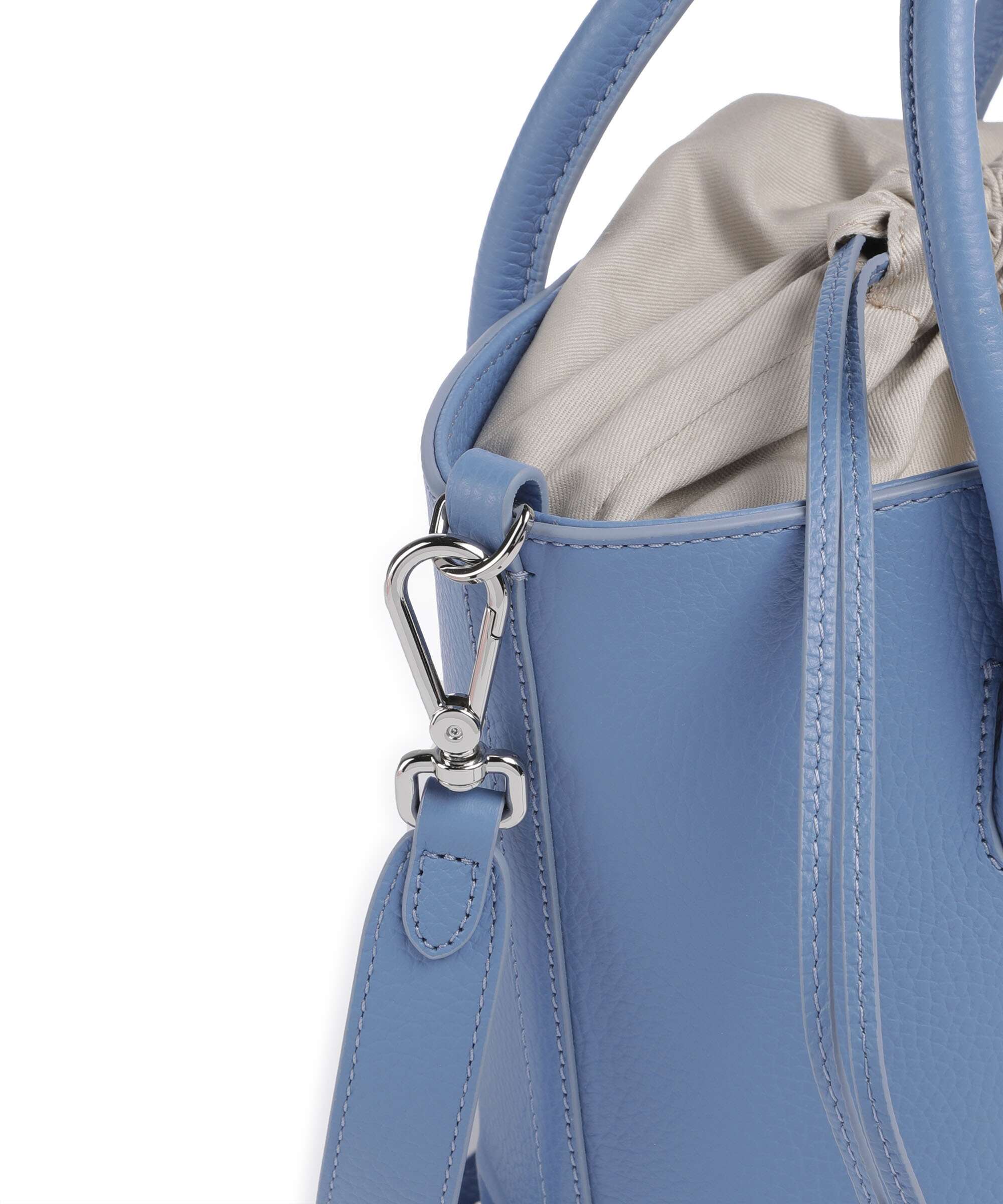 Coccinelle Myrtha Maxi Logo Bucket bag azul