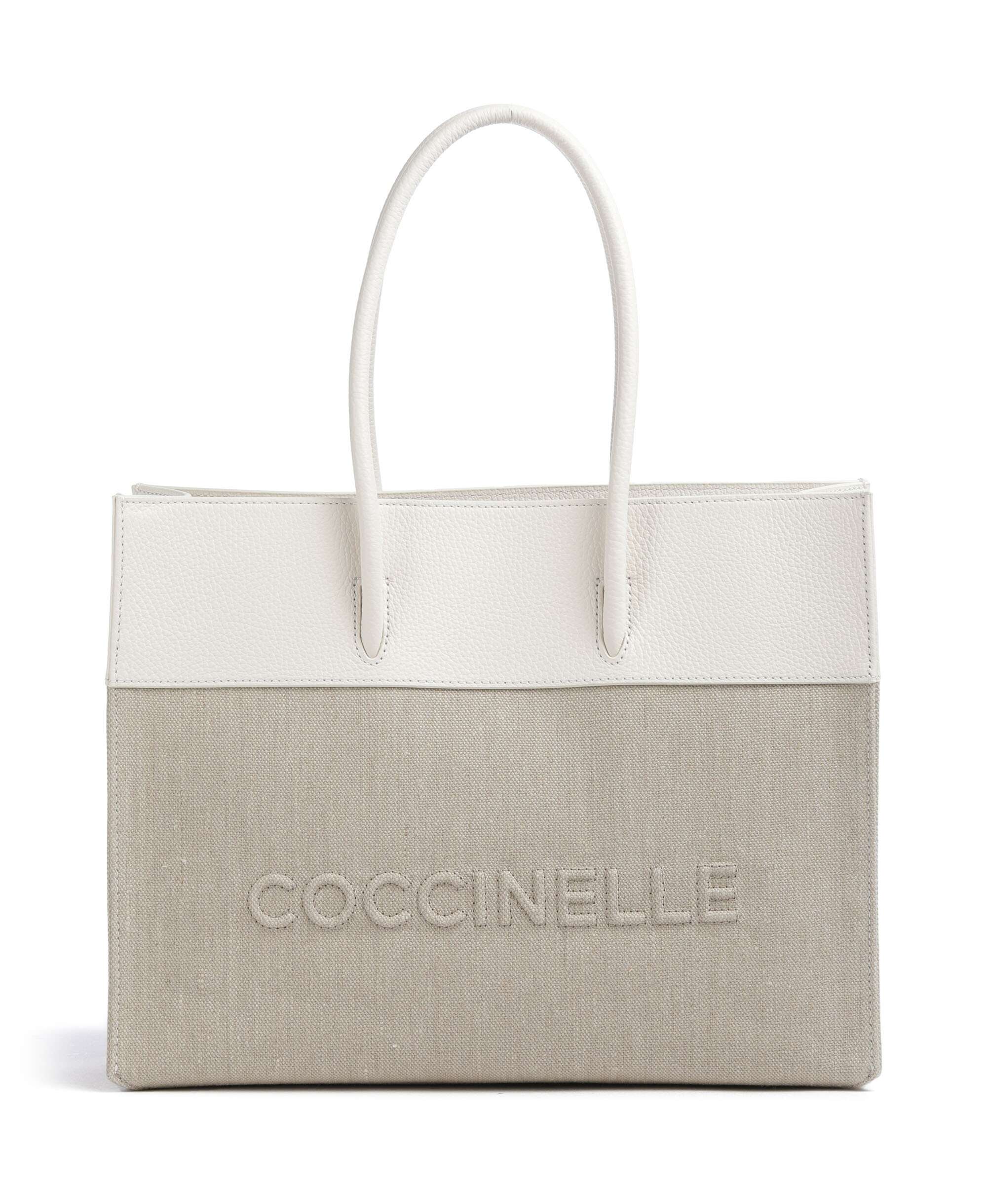 Coccinelle Myrtha Tote bag natural/blanco
