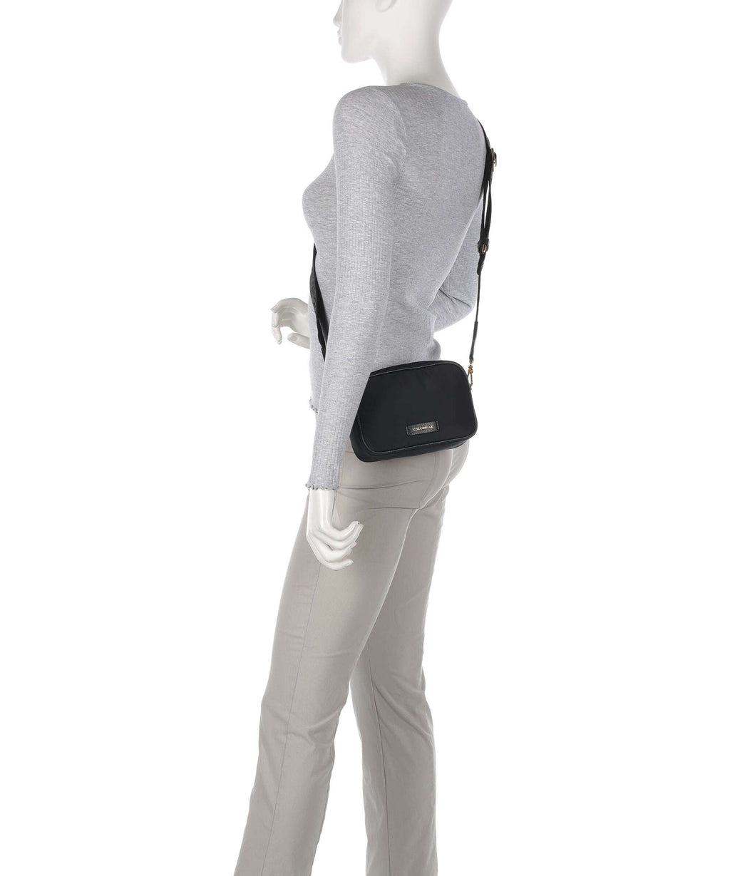 Coccinelle Tebe Nylon Puffy Crossbody bag noir
