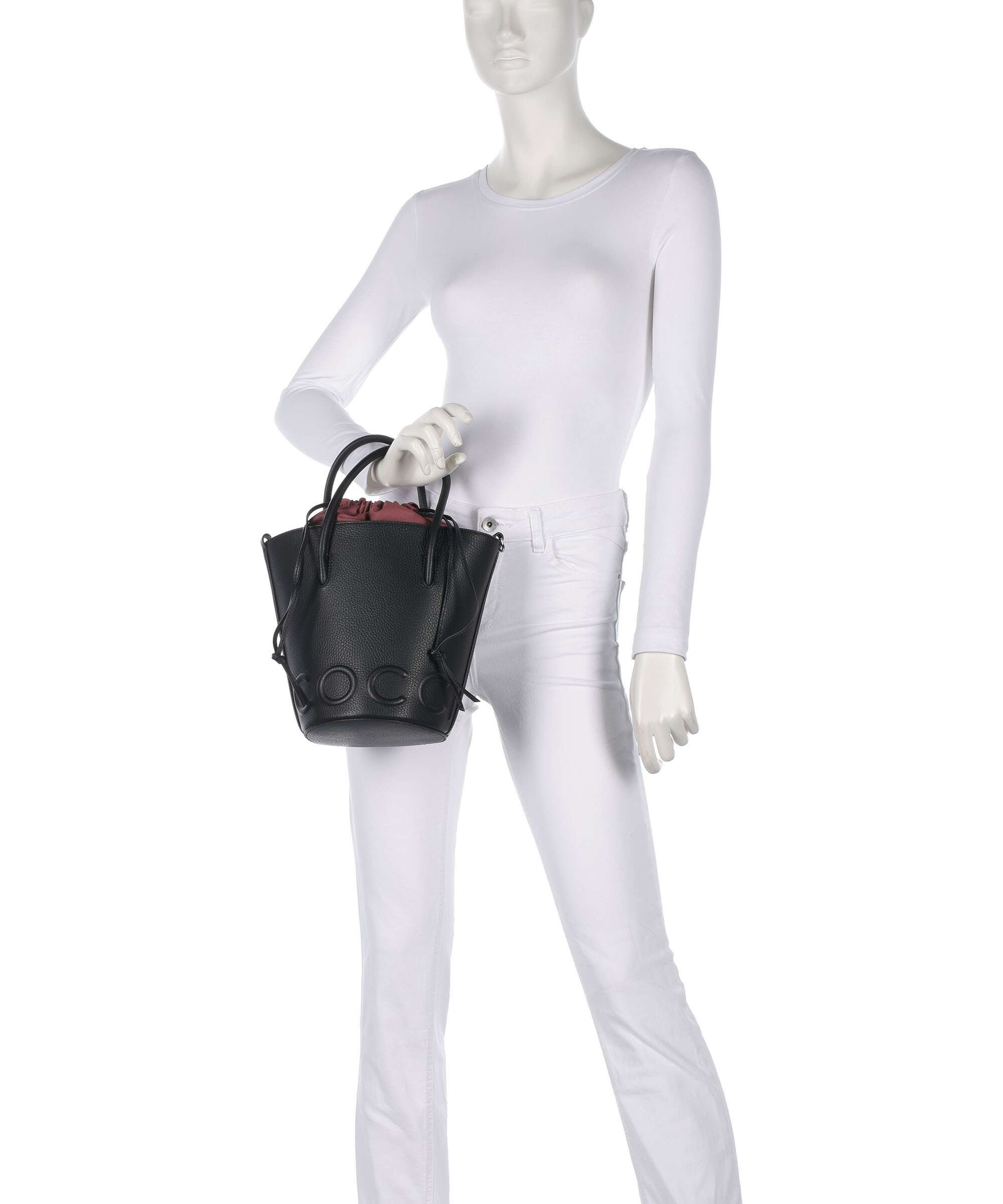 Coccinelle Myrtha Maxi Logo Bucket bag noir