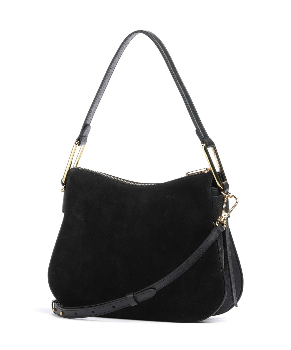 Coccinelle Magie Suede Hobo bag noir