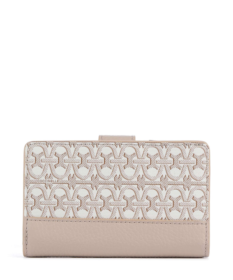 Coccinelle Metallic Monogram Wallet multicolour/blanco/rosette
