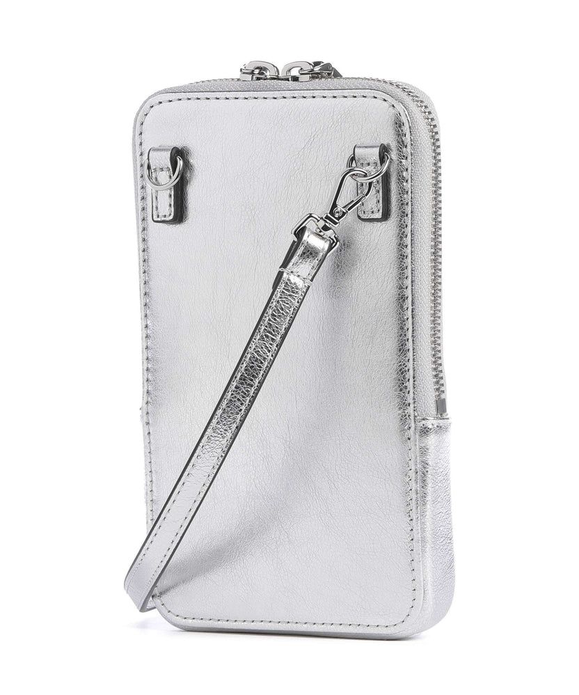 Coccinelle Flor Phone bag silver