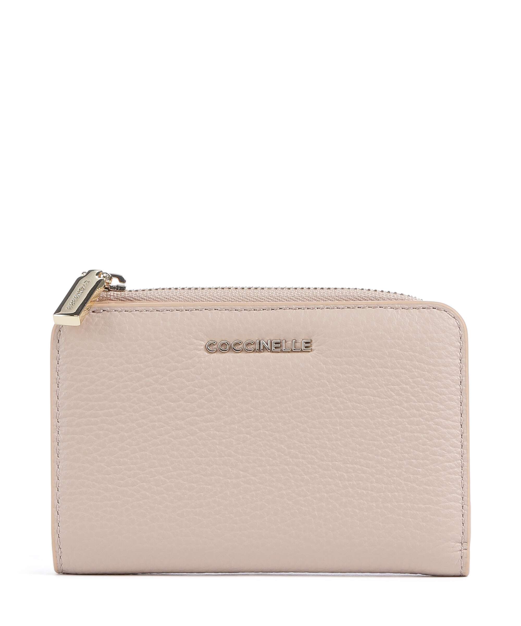 Coccinelle Metallic Soft Wallet rosette