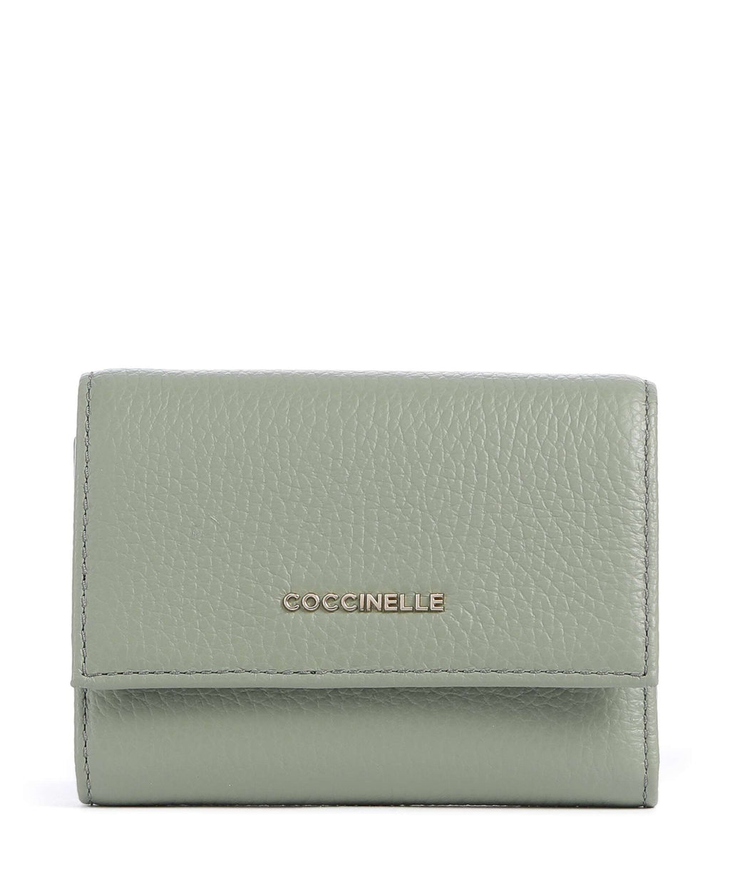Coccinelle Metallic Soft Wallet greenery