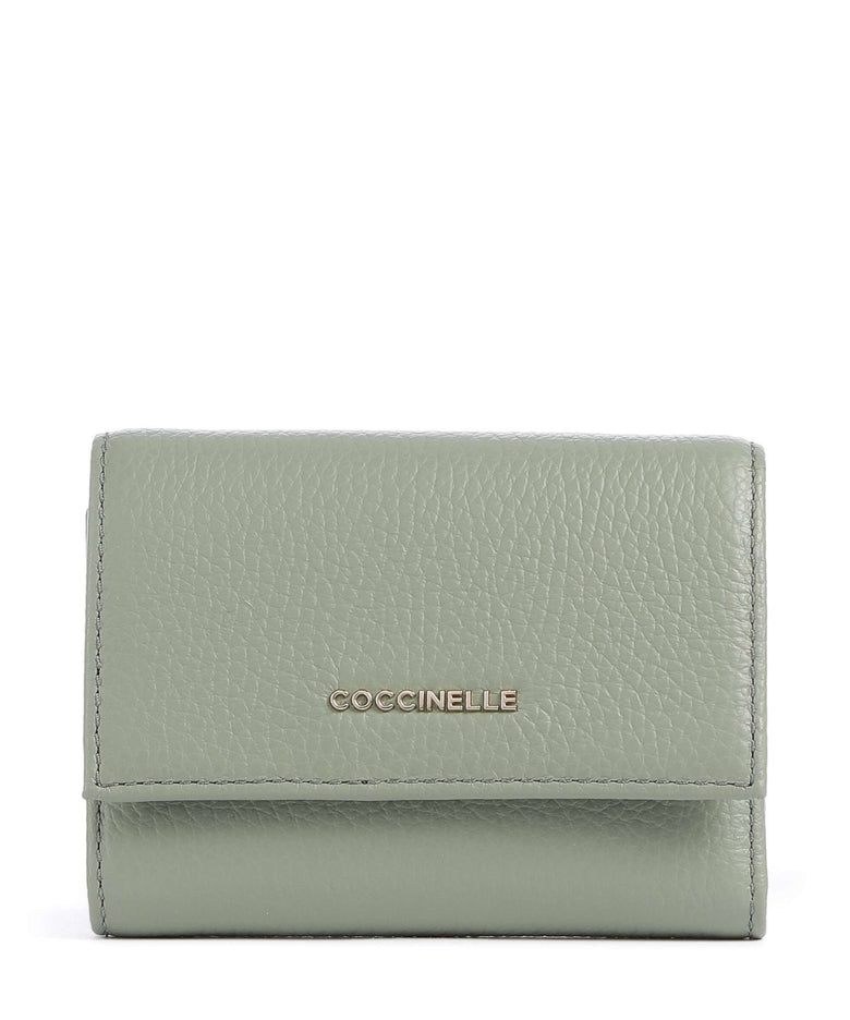 Coccinelle Metallic Soft Wallet greenery