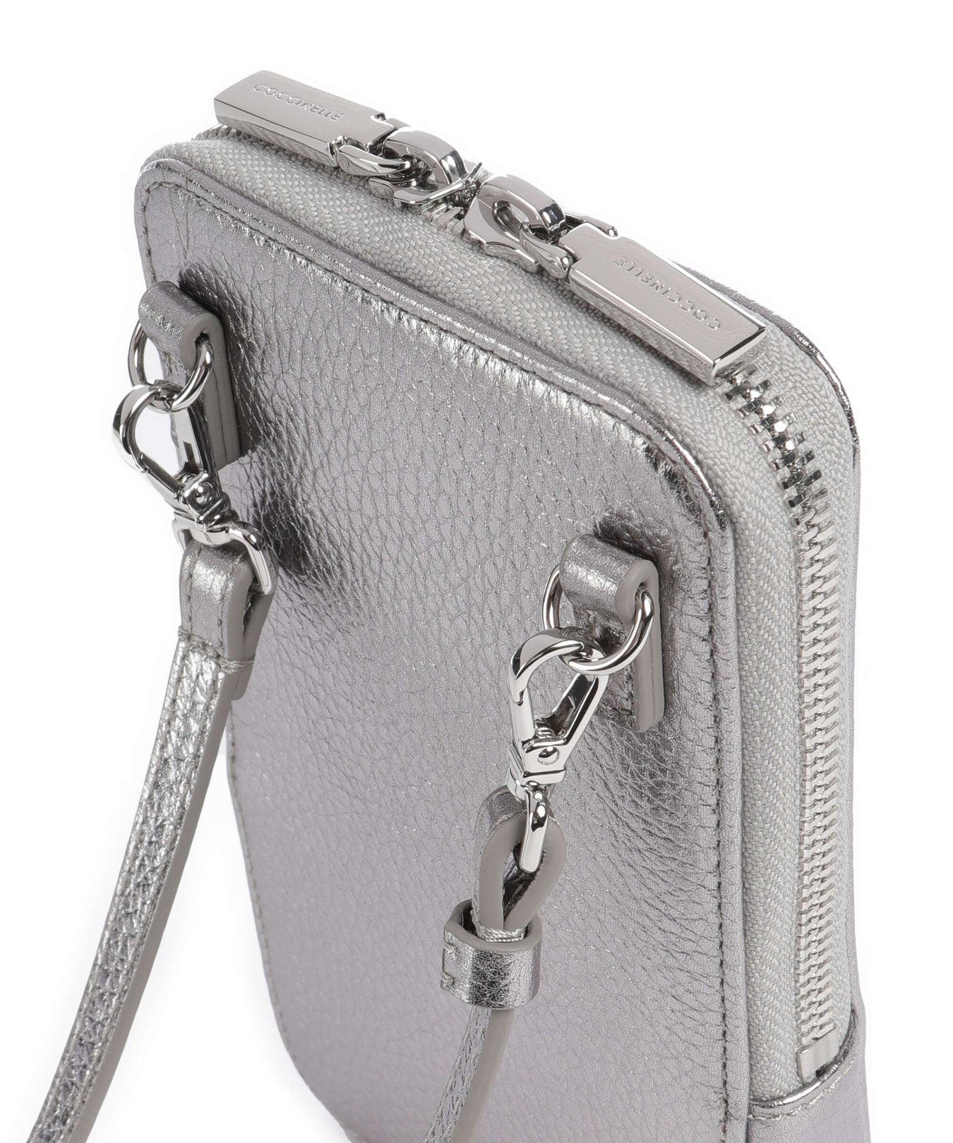 Coccinelle Flor Phone bag steel