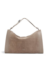 Coccinelle Elinor Suede Hobo bag warm taupe