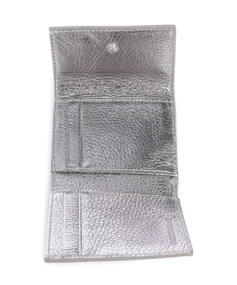 Coccinelle Metallic Soft RFID Wallet steel