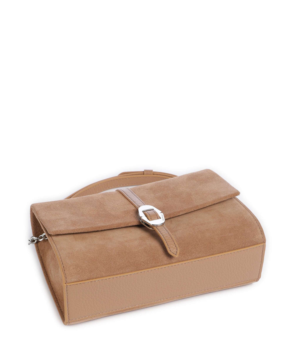 Coccinelle Dorian Suede Crossbody bag skin