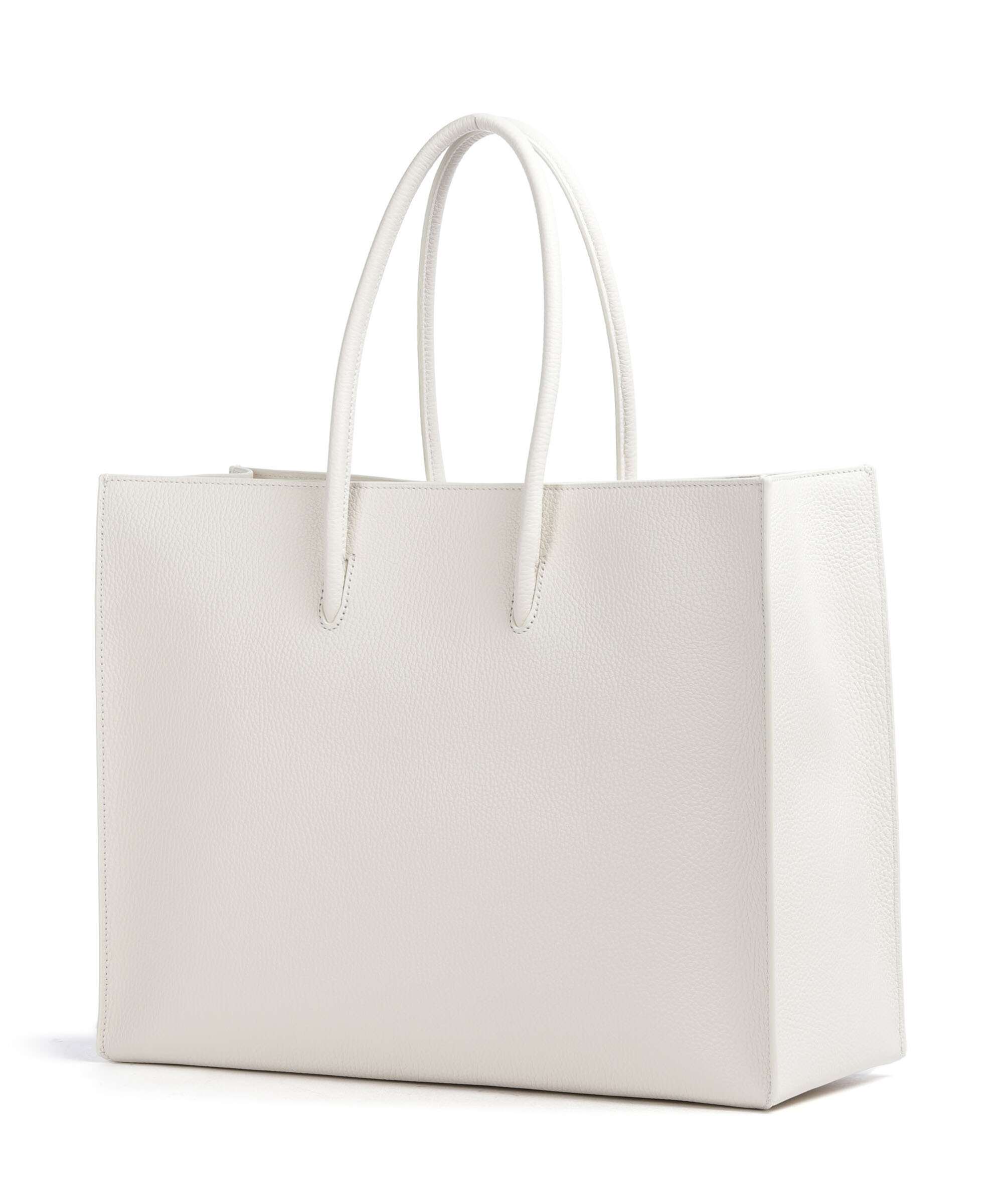 Coccinelle Myrtha Maxi Logo Tote bag blanco