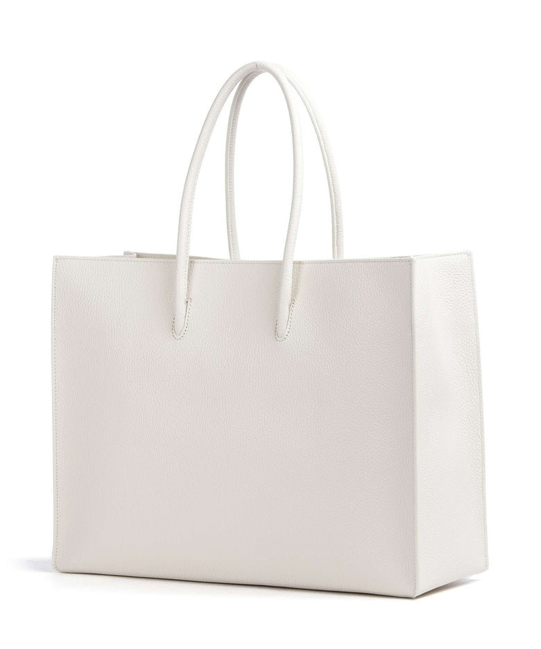 Coccinelle Myrtha Maxi Logo Tote bag blanco