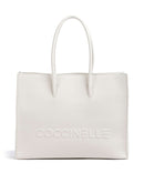 Coccinelle Myrtha Maxi Logo Tote bag blanco