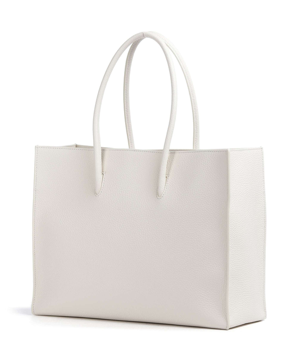 Coccinelle Myrtha Maxi Logo Tote bag blanco