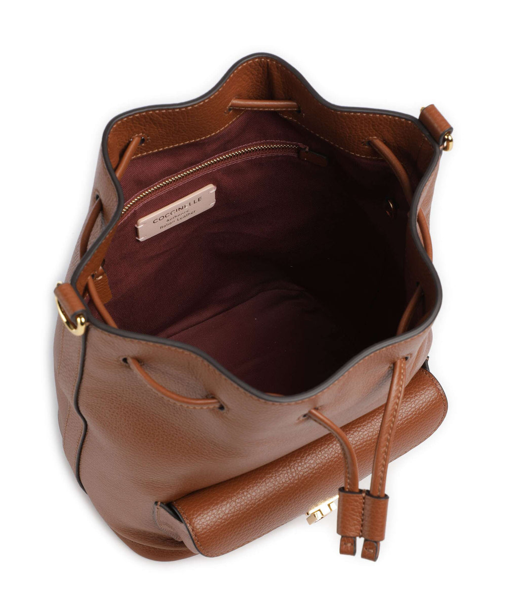 Coccinelle Beat Generation Bucket bag cognac