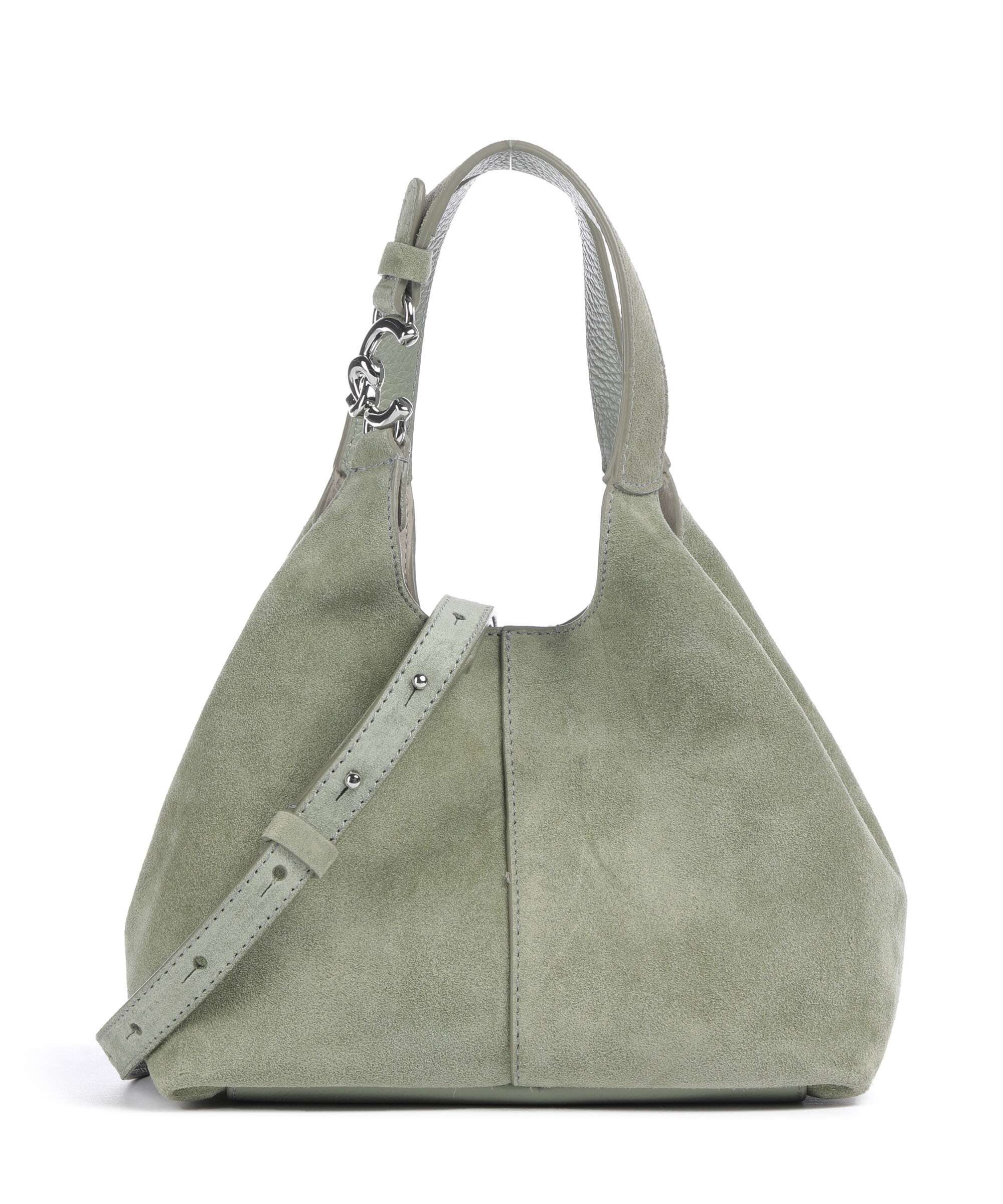 Coccinelle C-Easy Suede Handbag greenery