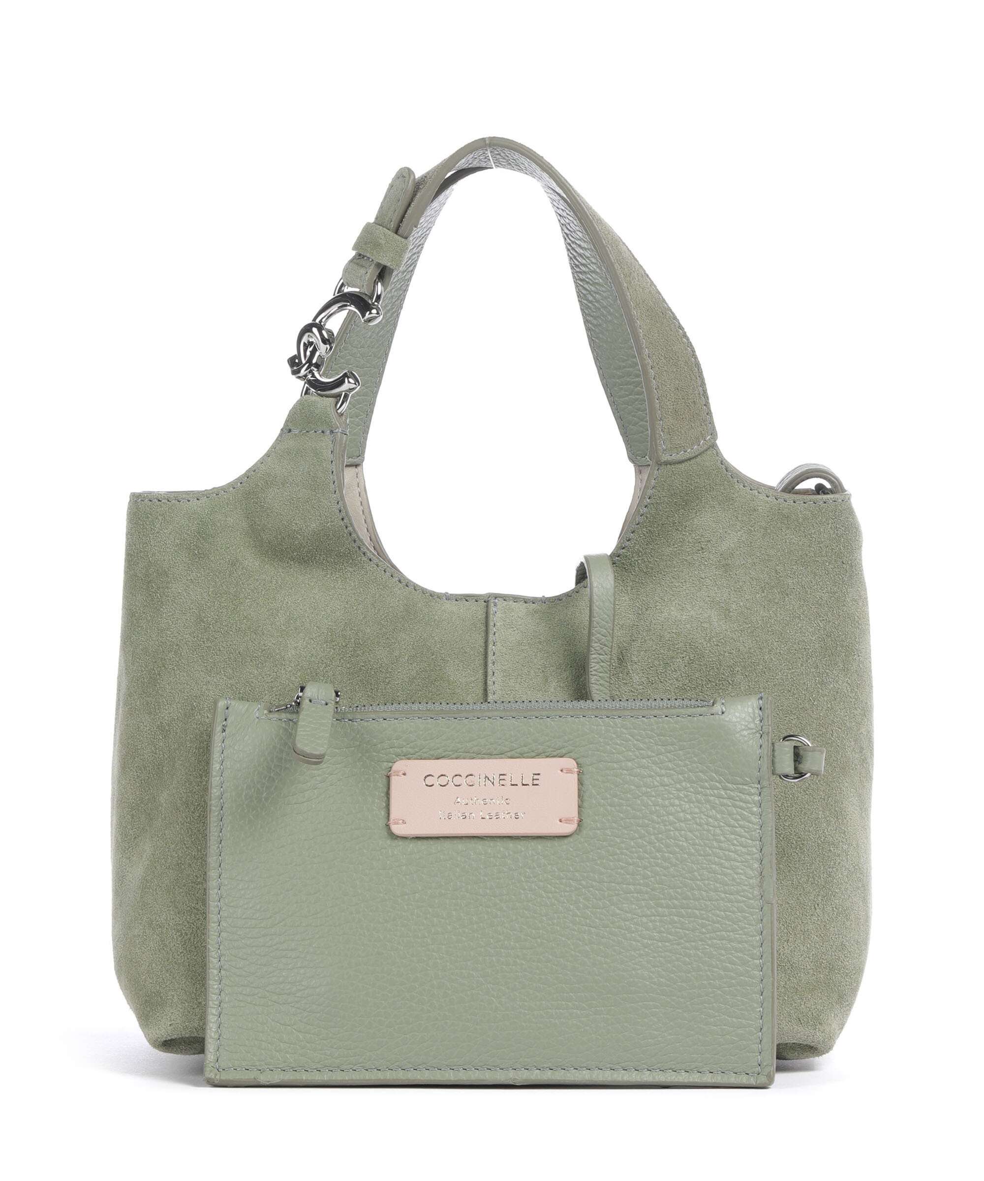 Coccinelle C-Easy Suede Handbag greenery