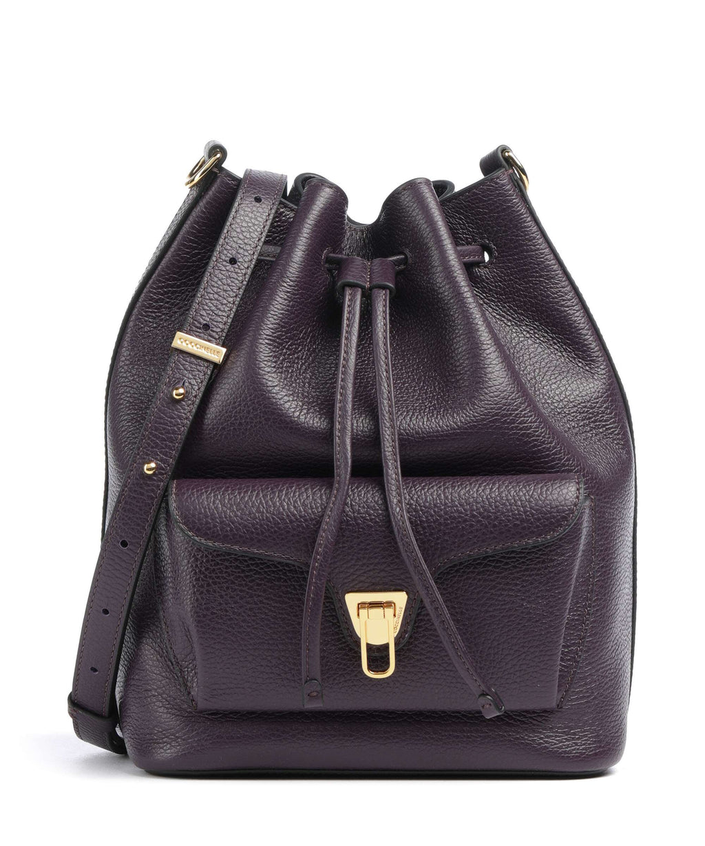 Coccinelle Beat Generation Bucket bag prune