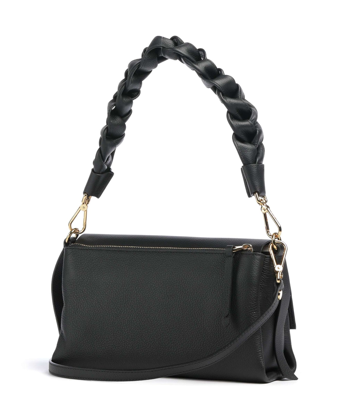 Coccinelle Boheme Grana Double Shoulder bag noir/cognac