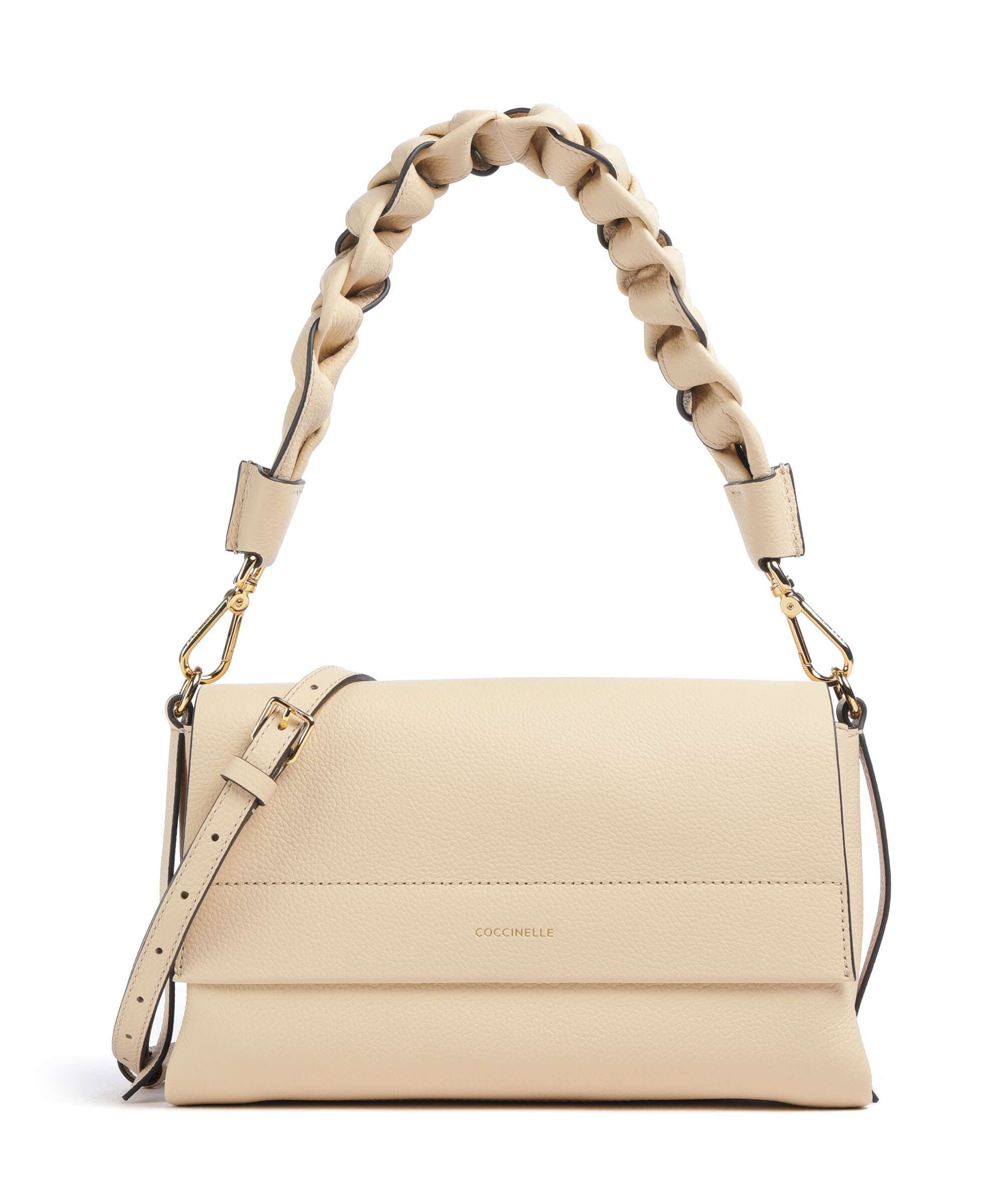 Coccinelle Boheme Grana Double Shoulder bag betulla/cognac