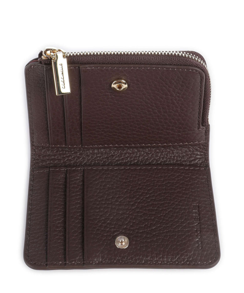Coccinelle Metallic Soft Wallet brunette