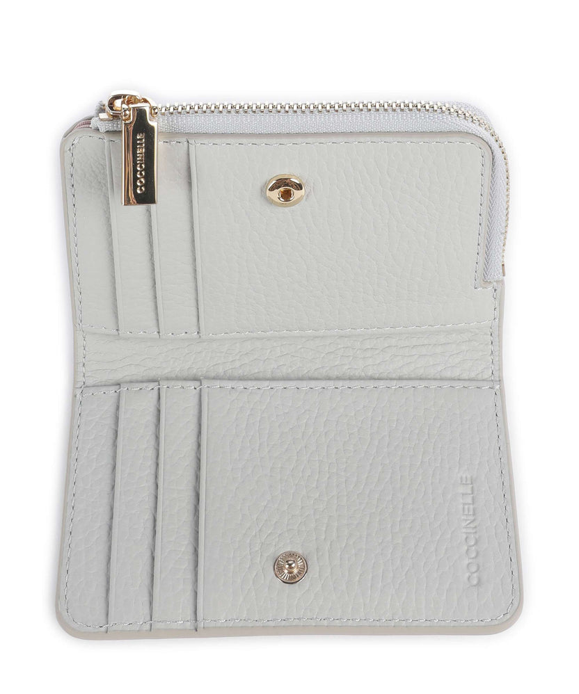 Coccinelle Metallic Soft Wallet snow
