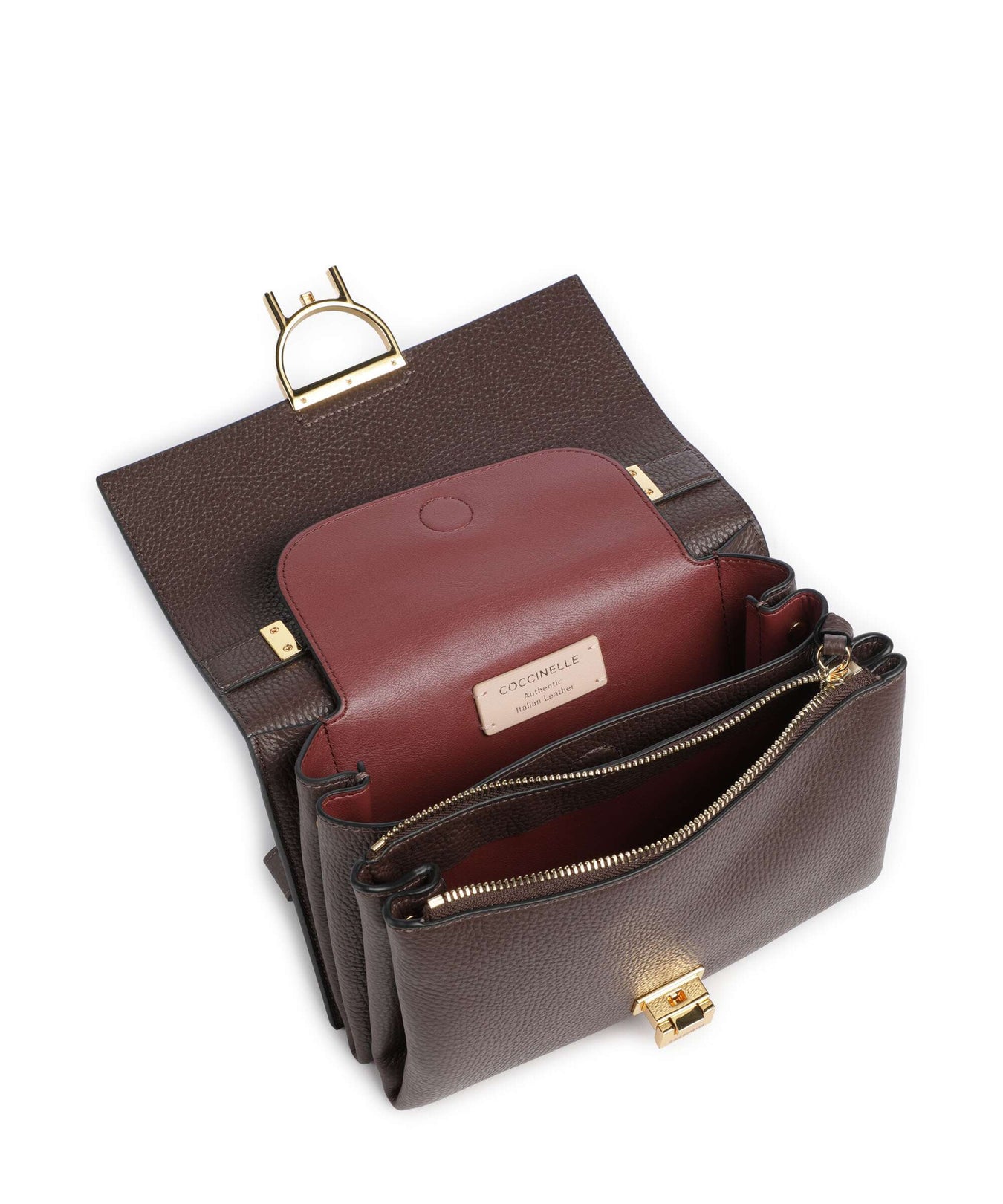 Coccinelle Arlettis Shoulder bag brunette