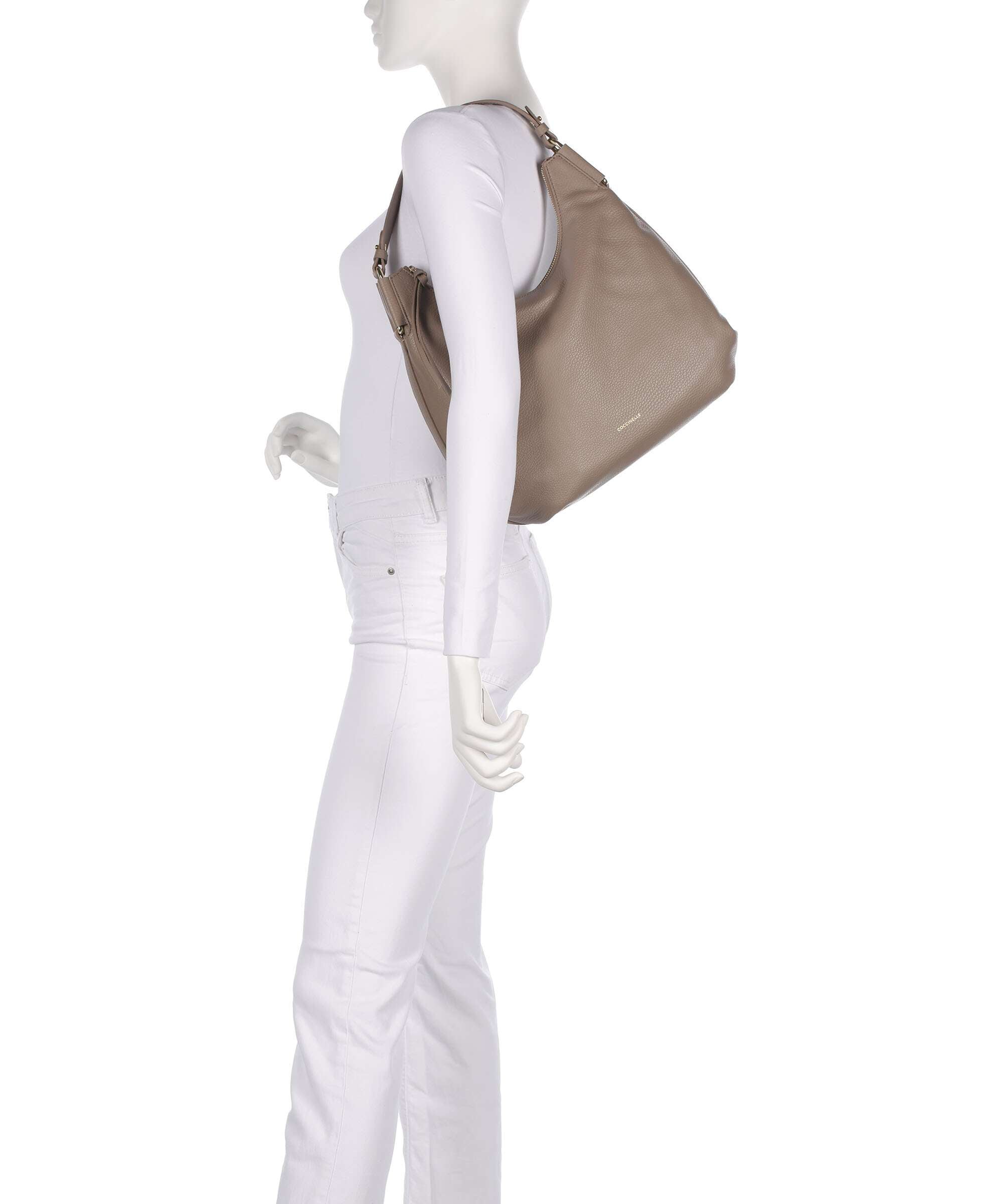 Coccinelle Rebekka Hobo bag warm taupe