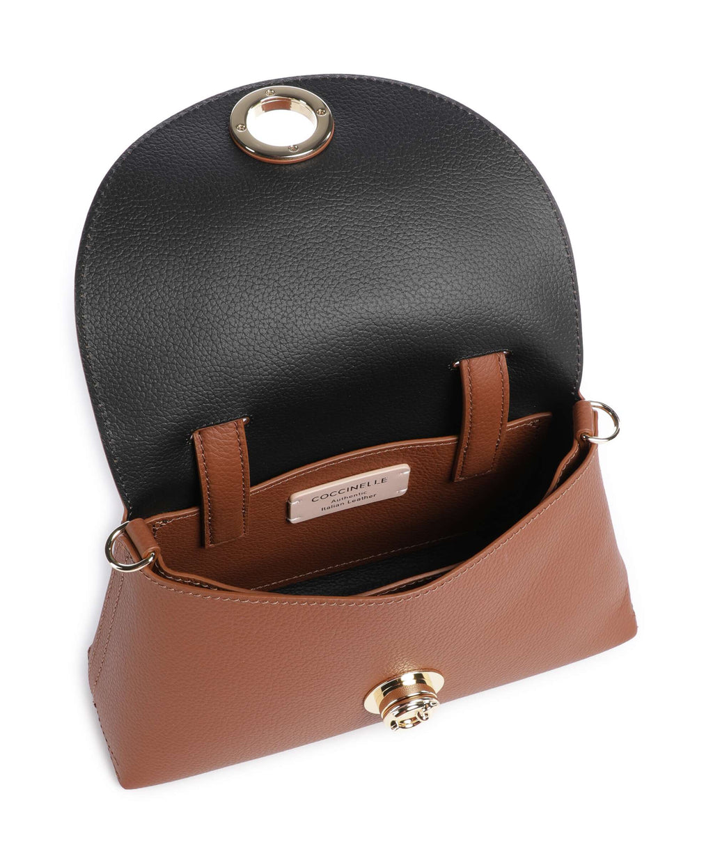 Coccinelle Nikla Handbag cognac/noir