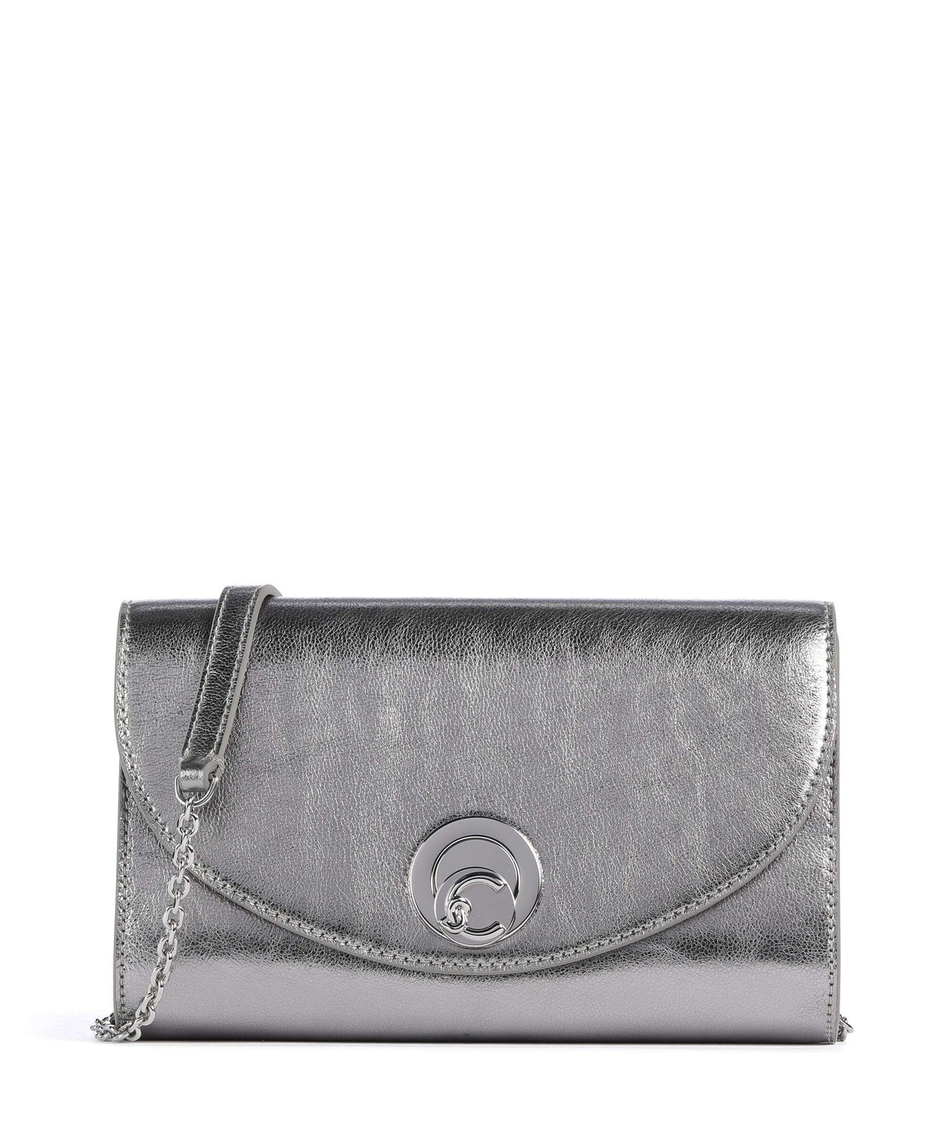 Coccinelle Nikla Smooth Crossbody bag steel