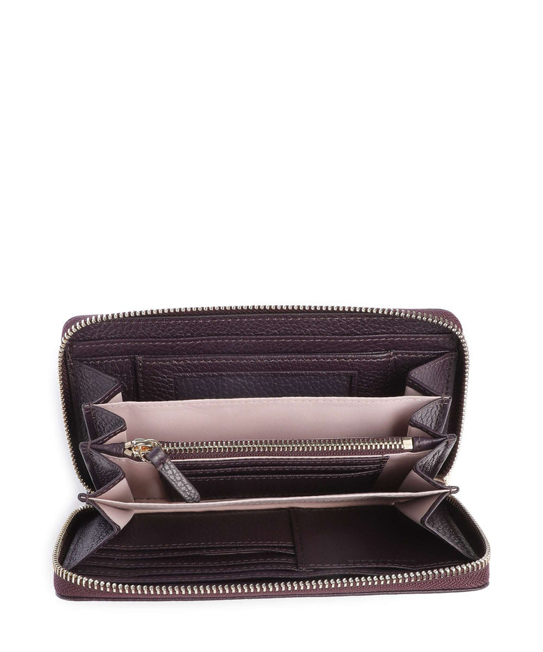 Coccinelle Metallic Soft Wallet prune