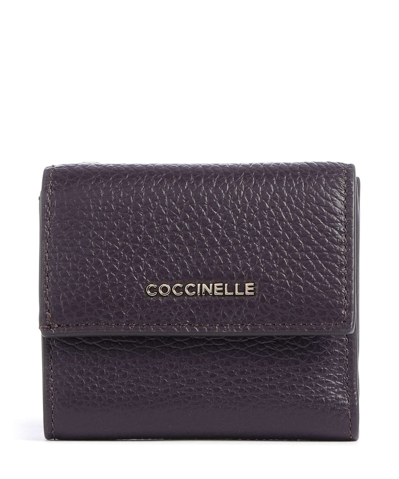 Coccinelle Metallic Soft Wallet prune