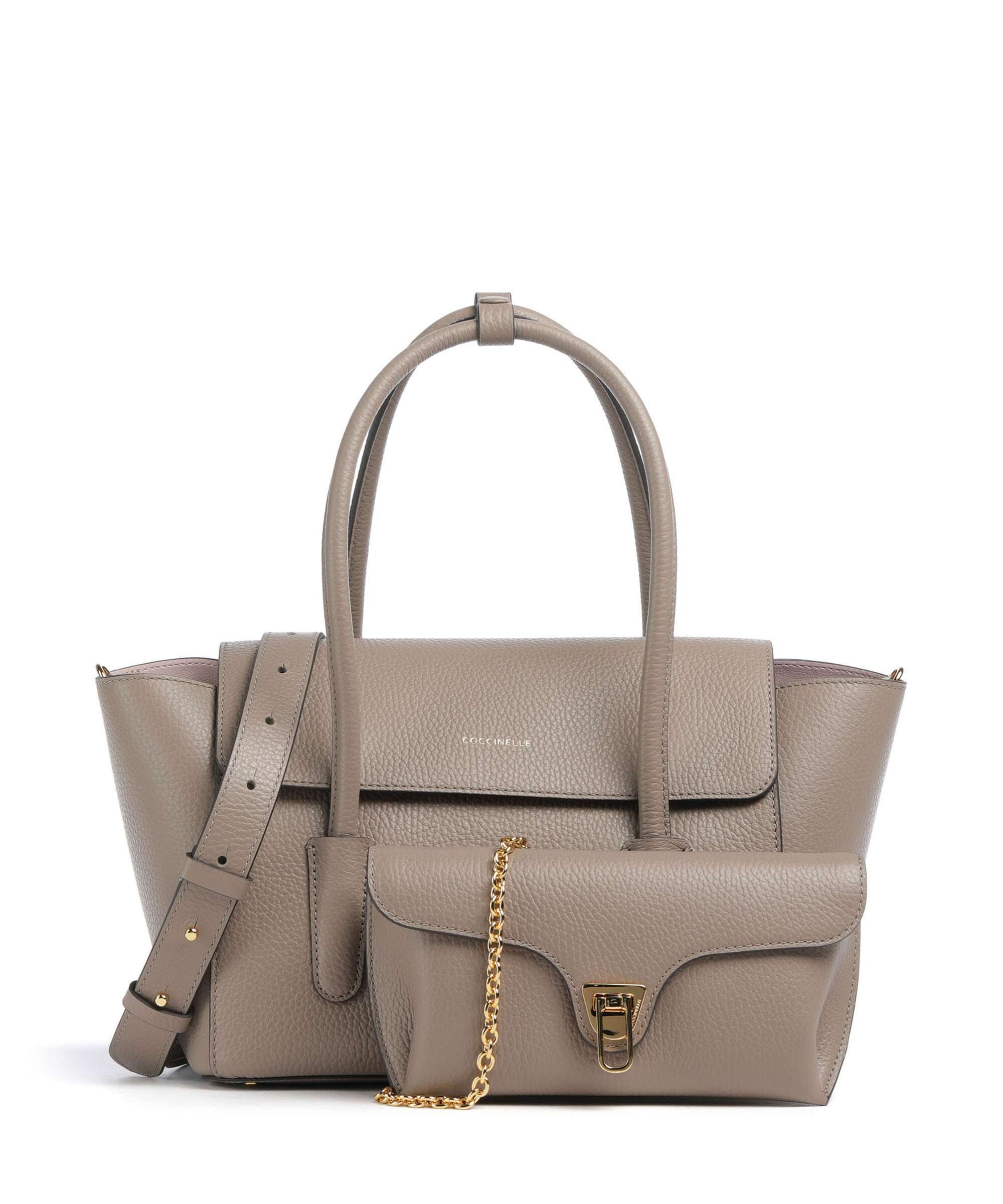Coccinelle Beat Double Handbag warm taupe