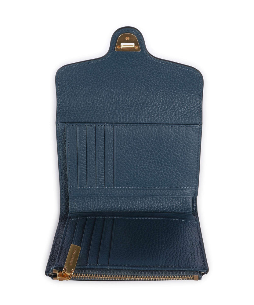 Coccinelle Beat Soft RFID Wallet deep blue