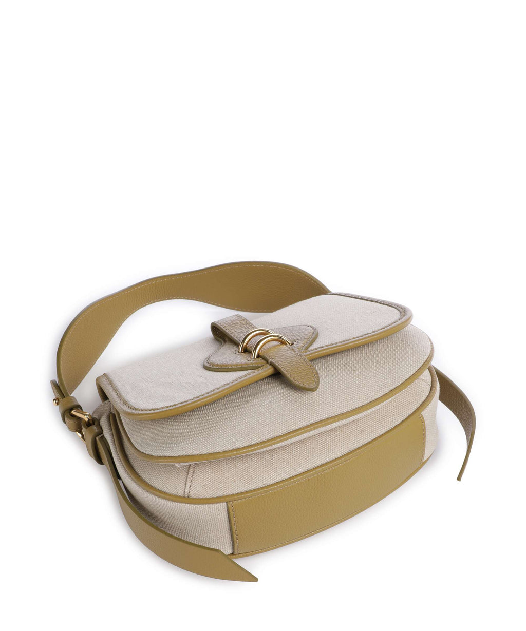 Coccinelle Mavery Canvas Handbag natural/seagrass