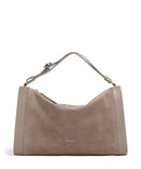 Coccinelle Elinor Suede Hobo bag warm taupe